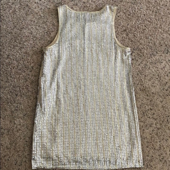 Forever21 Mini Metallic Sequin Dress - Picture 2 of 3